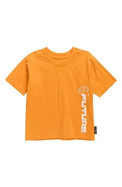 Fly By Night Kids' Travis Future Graphic T-shirt In Orange