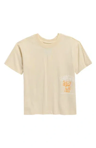 Fly By Night Kids' Travis Graphic T-shirt In Neutral