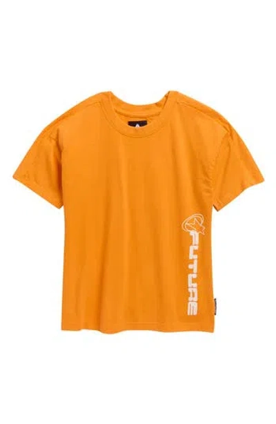Fly By Night Kids' Travis Graphic T-shirt In Orange