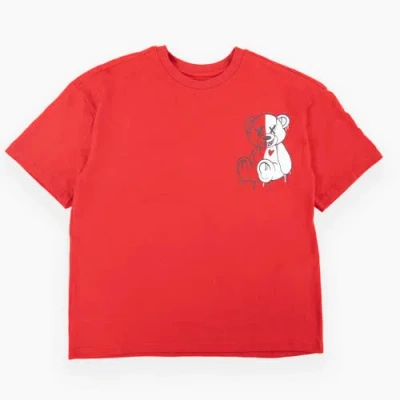 Fly By Night Lunar Graphic Tee In Orange