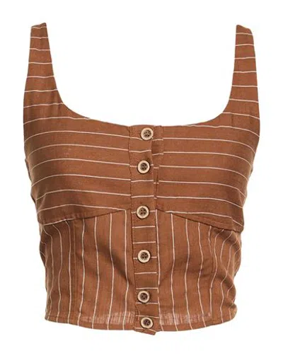 Fly Girl Tops & Tees - Tops In Brown
