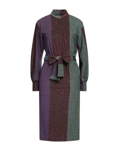 Fly Girl Midi Dresses In Purple