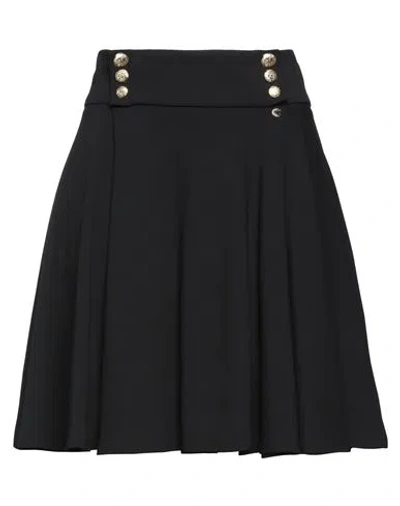 Fly Girl Woman Mini Skirt Black Size 6 Polyester, Elastane