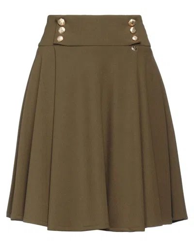 Fly Girl Mini Skirts In Green