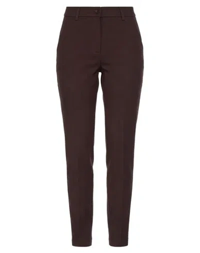 Fly Girl Woman Pants Dark Brown Size 8 Viscose, Nylon, Elastane