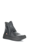 Fly London Abil Platform Wedge Bootie In Black