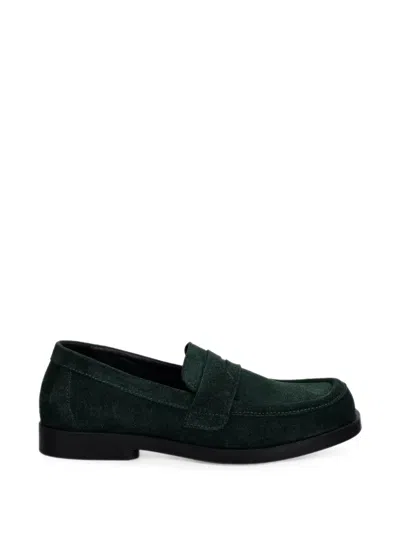 Fly London Anki534fly Suede Loafers In Blue