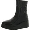 Fly London Arkansas Womens Zip Up Pull On Mid-calf Boots In Black