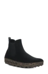 Fly London Asportuguesas By  Caia Chelsea Boot In 000 Black Tweed/felt