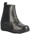 Fly London Fly Long Bagu Wedge Chelsea Boot In Grey