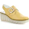 Fly London Bary Platform Wedge Clog In Bumblebee