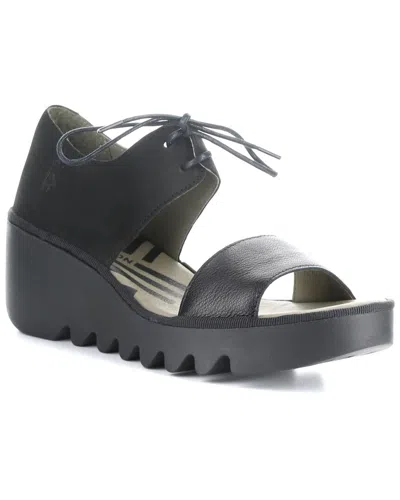 FLY LONDON BILU LEATHER & SUEDE SANDAL