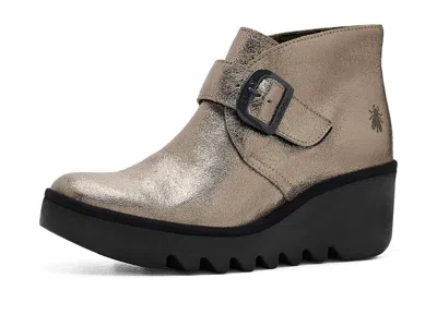 Fly London Birt397fly Women's Shoes Dark Gold: Eu 41 (us Women's 10) M, Suede