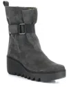 Fly London Women Blit Wedge Boot In Diesel