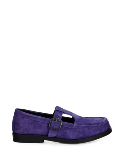 Fly London Buckle-fastening Suede Shoes In White