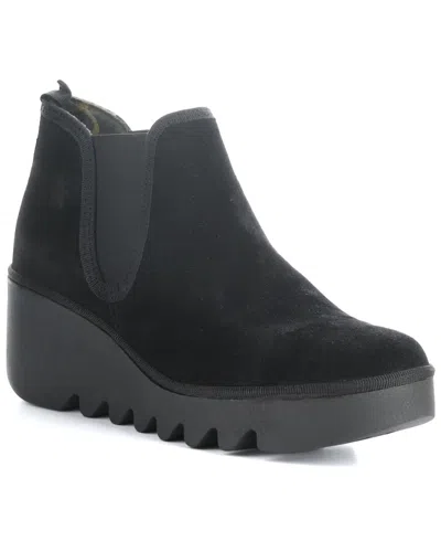 Fly London Byne Suede Boot In Black