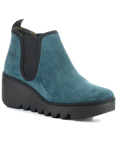Fly London Byne Suede Boot In Blue