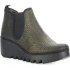 Fly London Byne Wedge Chelsea Boot In 015 Olive Rames
