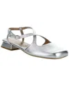 Fly London Cefi Metallic Leather Shoe In Silver