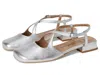 Fly London Cefi Metallic Leather Shoe In Silver