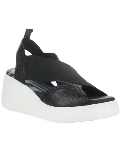 Fly London Daif Leather Sandal In Black