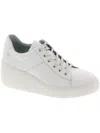 Fly London Delf Platform Wedge Sneaker In White