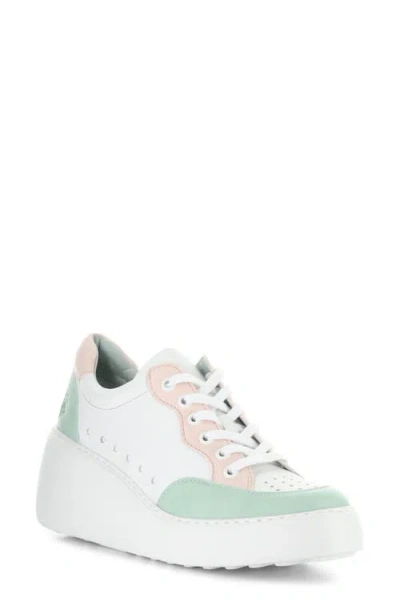 Fly London Derk Platform Wedge Sneaker In Multi