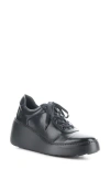 Fly London Dipo Wedge Sneaker In 000 Black Sofia