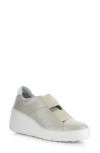 Fly London Dito Platform Wedge Sneaker In 003 Silver Borgogna