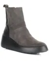 Fly London Doxe Suede & Leather Boot In Black