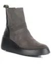 Fly London Doxe Suede & Leather Boot In Gray