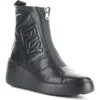 Fly London Drim Platform Wedge Bootie In Black