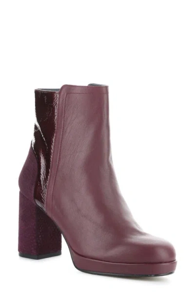 Fly London Efan Bootie In Burgundy Dublin