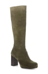 Fly London Eipe Knee High Boot In Aspen Oil Suede