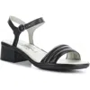 Fly London Eiva Ankle Strap Sandal In Black