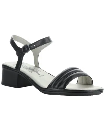 Fly London Eiva Leather Sandal In Animal Print