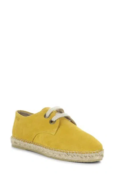 Fly London Espadrille Sneaker In Yellow Suede