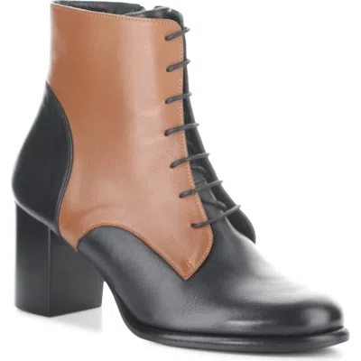 Fly London Fly Bootie In 003 Black/ Tan Rida