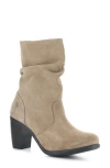 Fly London Klei Bootie In Taupe Oil Suede
