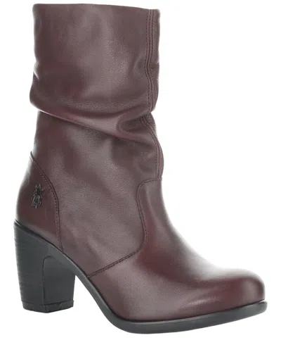 Fly London Klei Leather Boot In Brown