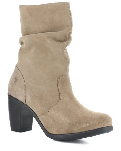Fly London Klei Suede Boot In Neutral