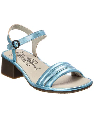 Fly London Eiva Ankle Strap Sandal In Animal Print