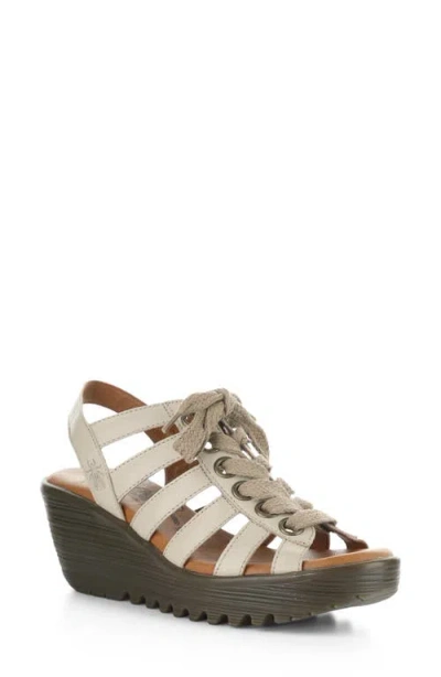 Fly London Litu Strappy Platform Wedge Sandal In Multi