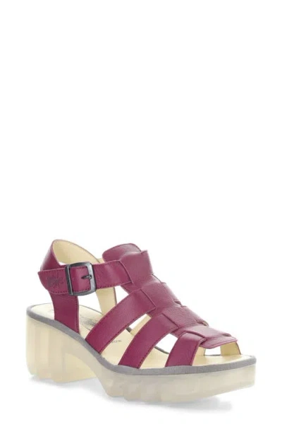 Fly London Lug Sole Sandal In Multi
