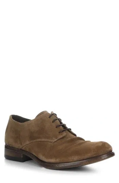 Fly London Mask Plain Toe Derby In 013 Sand Oil Suede (vegetal)