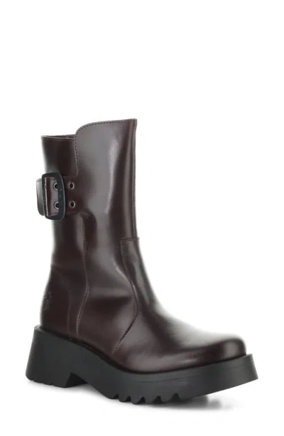 Fly London Mazz Boot In Burgundy