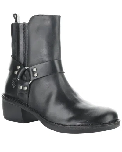 Fly London Mebi Leather Boot In Black