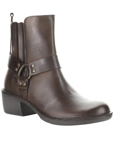 Fly London Mebi Leather Boot In Brown
