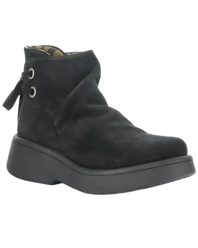 Fly London Mebs Suede Boot In Black