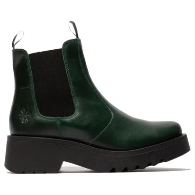Fly London Medi789fly - Women's Wedge Heel Leather Chelsea Boots